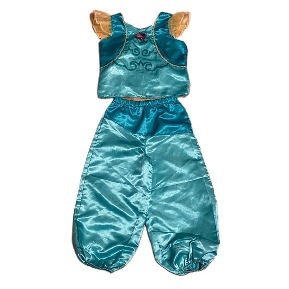 Nickelodeon Shimmer & Shine Two Piece Costume 4-6X Genie Blue Halloween - Picture 1 of 6